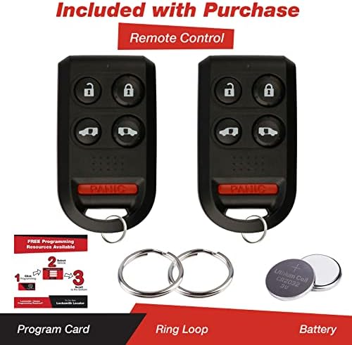 KeylessOption Kulcsnélküli Bejegyzés Távoli Autó távirányító a OUCG8D-399H-A (2 darabos Csomag)