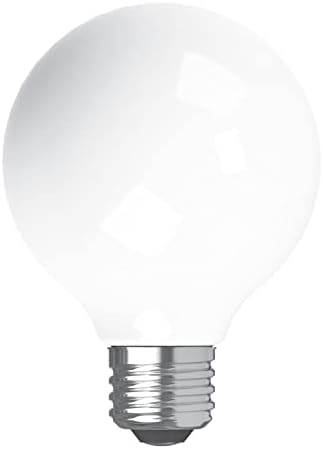 A GE Lighting Nyugi, LED Izzók, 60 Watt Eqv, Puha, Fehér HD Fény, G25 Globe Izzók, Közepes Bázis