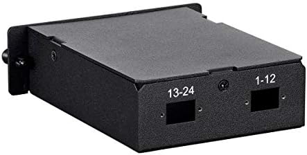 Monoprice 12-Port HD Mpo Kazetta Lc Duplex 2Mpo, Könnyen Telepíthető, használható Üres Panelek