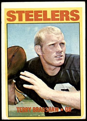 1972 Topps 150 Terry Bradshaw Pittsburgh Steelers (Foci Kártya) VG/EX Steelers LA Tech