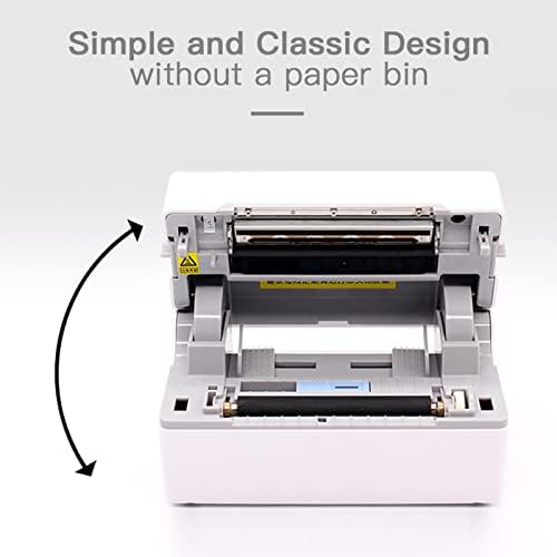 ZSEM Asztali Szállítási Címke Nyomtató nagysebességű USB + BT Közvetlen Termikus Nyomtató feliratozógép Matrica 40-80mm Papír Szélessége