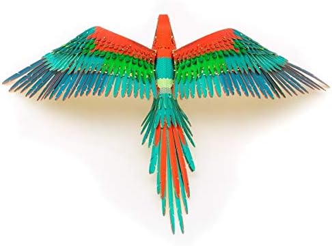 Fascinations Fém Föld Prémium Sorozat Jubileumi Ara Papagáj 3D-s, Fém Modell Készlet