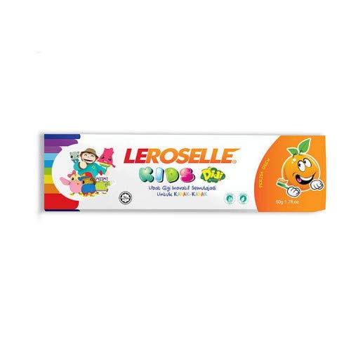 MG LEROSELLE Gyerek Fogkrém Narancs, 50g -Az 1. Innovatív LEROSELLE fogkrém finoman gyerekeknek, hogy segít, hogy fehéríti a