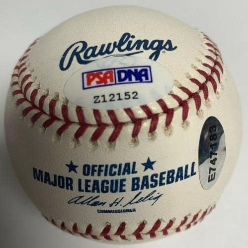 Eric Gagne Aláírt MLB Baseball PSA Z12152 Dodgers w/Felirat Játék Vége - Dedikált Baseball