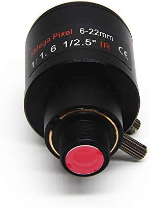 5MP Akció Kamera Vari-Fokális Objektív, 6-22mm M12 Mount 1/2.5 Inch IR Szűrő Távolsági Megtekintése