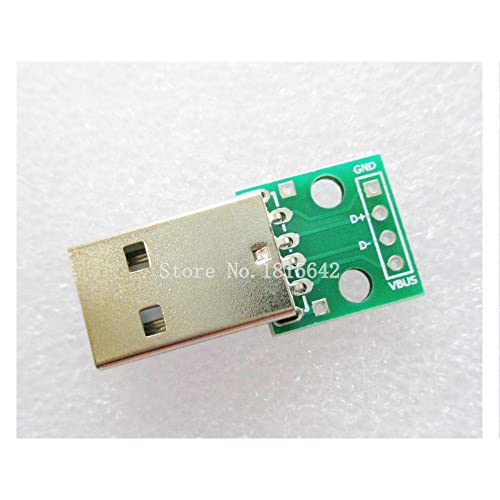 5DB/Sok USB DIP Adapter Átalakító 4 pin kódot 2.54 mm-es NYÁK-Testület Tápegység DIY