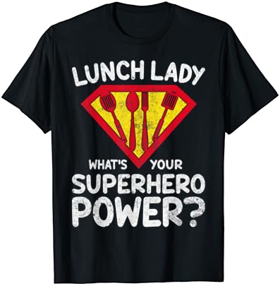 Szuperhős Ebéd Hölgy Vissza az Iskolába Újdonság, T-Shirt