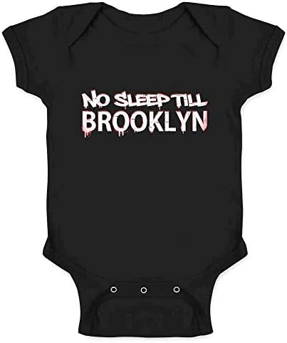Pop Szálak Nem Alszom, Amíg Brooklyn Graffiti NYC Baba Kisgyermek Gyerekek Lány Fiú Póló