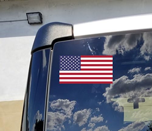 Zászló Az Egyesült Államok, nagy teherbírású Vinyl Matrica (3 x 5 Hüvelyk)