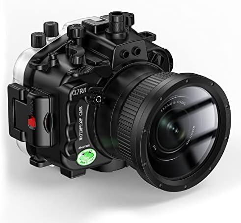 Tenger békát, Vízálló Kamera Ház Kompatibilis Sony A7RIV 28-70MM IPX8 40m/130ft Maximális Merülési Mélység Vízalatti Fényképezőgép