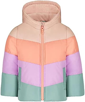Mucsáról B'Gosh Lányok Tökéletes Colorblocked Nehézsúlyú Kabát Kabát
