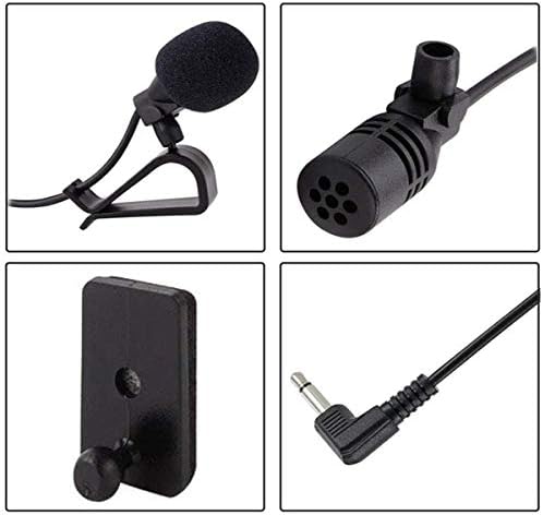 MICMXMO 3,5 mm-es Mikrofon Autó Jármű fejegység, GPS, DVD Kompatibilis Sztereó Audio Rádió Közgyűlés Mikrofon a 3m Kábel, Plug and Play