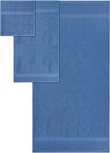 EGYSZERŰSÍTETT MÁGIA Pamut kéztörlő, 12 Darab, 16 x 27, Kék (12-es Csomag, 144 Gróf Összesen)