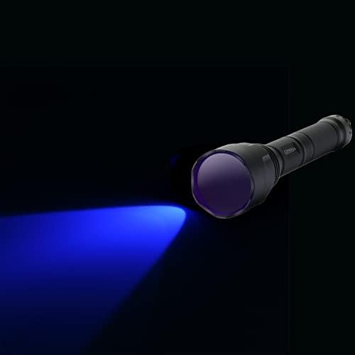 Konvoj C8 365nm UV LED-es Zseblámpa, Szabadalmaztatott Üveg Szűrő