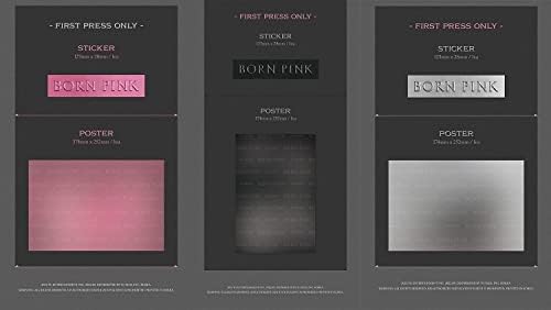 YG PLUSZ Blackpink - Született Rózsaszín (Box Set Ver.) 2 Album+Hajtogatott Poszter+Culturekorean Ajándék (Dekorációs Matricák,Photocards)