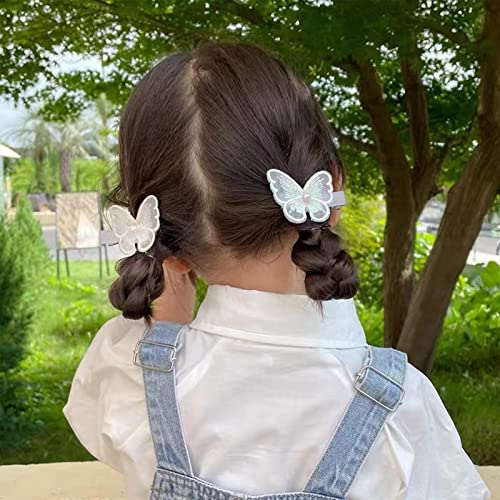 30 Db Pillangó hajcsat, Hímzett Virág Csipke Pillangó hajcsat Esküvői Haj Kiegészítők Gyerekek, Nők, Lányok, lakodalom, Napi Dekoráció