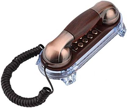 XJJZS Retro Vezetékes 2 az 1-ben Vezetékes Asztali Telefon, Fali Telefon a Smart Home Hotel Ergonomikus Kialakítás (Szín : B)