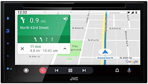 JVC KW-V660BT Apple CarPlay Android Auto DVD - /CD-Lejátszó w/ 6.8 Kapacitív Érintőképernyő, Bluetooth Kéz nélküli audiokészülék elemet, majd