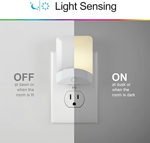 GE színváltó LED-es Éjszakai Fény, akkor Csatlakoztassa A Fali, Alkonyat Hajnal Érzékelő, fürdőszoba, gyerekszoba, Gyerekszoba,