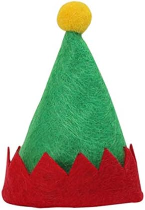 ABOOFAN 6db Mini Karácsonyi Manó Sapka Tervezés Lollipop Kalapok Dekorok Szőtt Candy Csomagolás Kalapok Karácsonyi Kellékek Otthoni üzlet Bolt