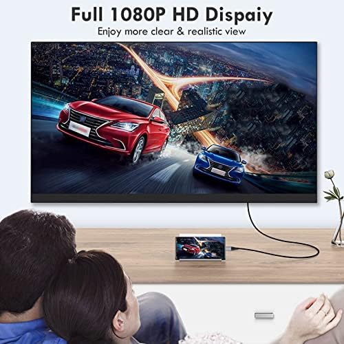 lulaven HDMI Kábel iPhone-hoz TV, Világítás-HDMI Adapter Csatlakozó Kompatibilis iPhone14, 13, 12, 11 & YouTube-TV-Kimenet, 1080P HD Kijelző,