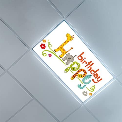 Fénycső Kiterjed a Tanterem Office-Szülinapi Buli Minta-Fénycső Kiterjed a Tanterem Office-2láb x 4ft álmennyezet Fluoreszkáló Dekoratív,Sokszínű