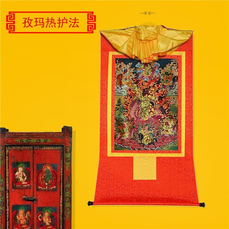 Gandhanra Tsiu Marpo(A Dharma Védelmezője,A Felvilágosult Démon), Tibeti Thangka Festészet, a Művészet,a Buddhista Thangka