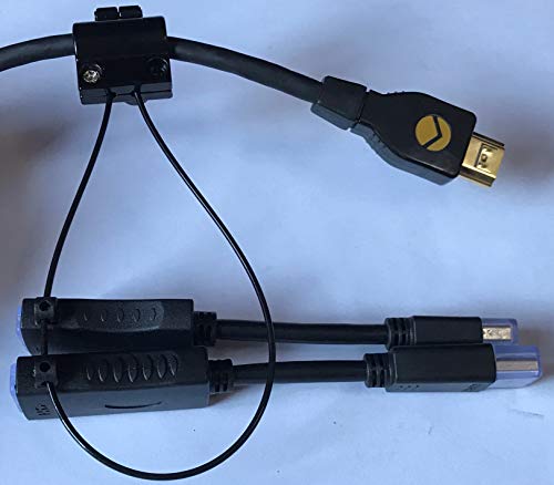 DIY A Biztonságos 4K Kábel Adapter HDMI Hurok Szorító Gyűrű (Displayport/MiniDisplayport-HDMI) Meghosszabbítja a DL-AR-a DigitaLinx Szabadság