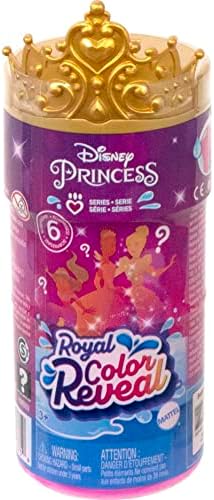 Mattel Disney Hercegnő Kis Baba Királyi Színét Felfedi a 6 Meglepetés, Beleértve az 1 Karakter Ábra 4 Tartozékok (Babák Eltérőek Lehetnek)