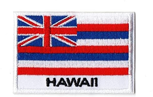 Először Semmit Hawaii Zászló Javítás Kis Vasalót a Hímzett Kalap, Ing, Kabát, Ruházat, Hátizsákok, Farmer, Sapka Méret Arról,