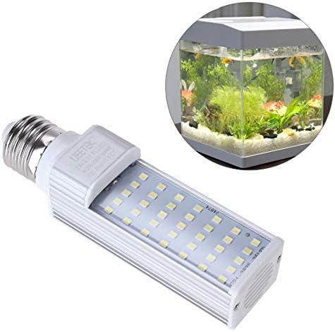 UEETEK E27 LED-es Energiatakarékos Lámpa, hogy Illeszkedjen Minden Hal, Pod, Halak Doboz Akvárium (Fehér 7W)