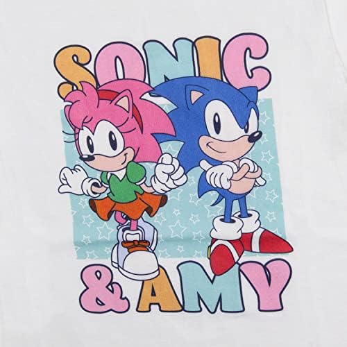 Sonic A Sün Lányok Amy Rose, Valamint A Sonic Youth Videó Játék, T-Shirt