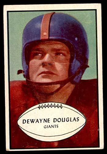 1953 Bowman 65 Dewayne Douglas New York Giants-FB (Foci Kártya) JÓ Óriások-FB Floridai