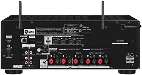 Pioneer Dolby Atmos-Készen áll Audio & Video Komponens Vevő Fekete (VSX-832)