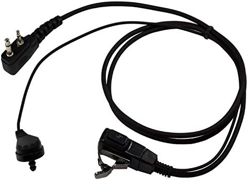 HQRP 2 Pin Akusztikus Cső Hangszóró, Fülhallgató Mikrofon Kompatibilis ICOM IC-F24, IC-F25, IC-F26, IC-F3, IC-F3000 + HQRP Nap