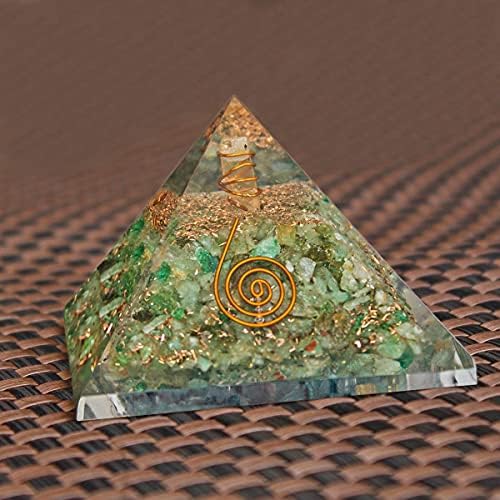 Zöld Aventurine Orgon Piramis Aventurine Orgonite Piramis (Zöld) (Méret (60mm-70mm))