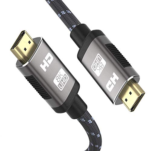 8K HDMI 2.1 Kábel, szerelvény 25,Ultra HD nagysebességű 48Gpbs HDMI Kábel,8K60 4K120 144 hz eARC HDR10 4:4:4 HDCP 2.2&2.3 a Dolby Látás Xbox
