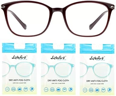 LifeArt Save 20% 3 Csomag Anti-Köd Törlőkendő, Kék Fény Blokkoló Szemüveg