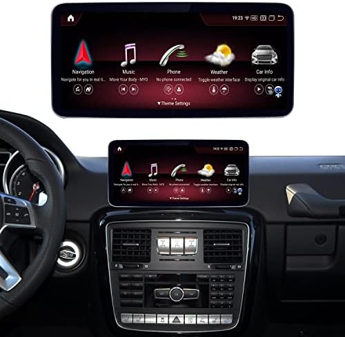 Az út Felső Android 12 Autó Sztereó 10.25 Autó érintőképernyő a Mercedes Benz G Osztály NTG4.5/ NTG4.7 2012-2015 Év, 8+128G, Támogatja a Vezeték