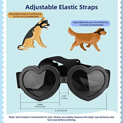 Napszemüveg Kutyáknak, Kutya Napszemüveg Kicsi Közepes Fajta, Kisebb Fajta Szemüveget, napszemüveget Kutyusok Szív Alakú