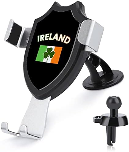 Írország az Ír Zászló Zöld Szent Patrik Napja Telefon Csatlakoztatási Autó Univerzális Autó Műszerfal tartó, tapadókorongos mobiltelefon