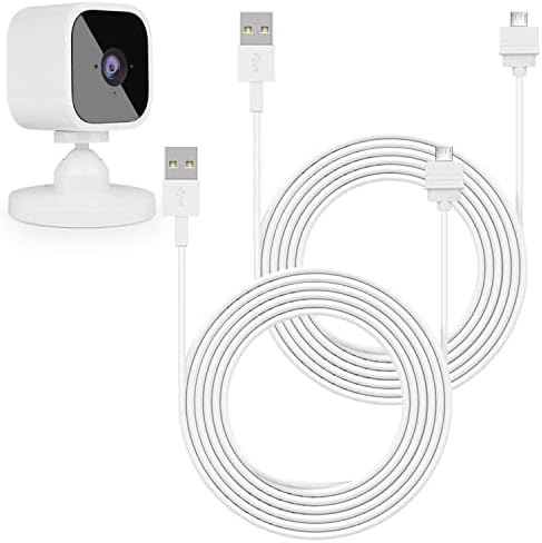 2Pack szerelvény 25/7.5 m hálózati Kábel Pislogott Mini Biztonsági Kamera, USB Hosszabbító Kábel Folyamatosan Töltődik A Pislogott Mini Beltéri