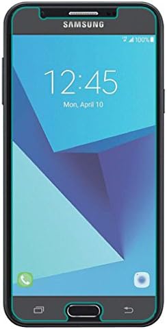 Mr Pajzs [5-PACK] Célja A Samsung Galaxy J7 Perx [Edzett Üveg] Képernyő Védő [0.3 mm-es Ultra Vékony 9H Keménység 2.5 D Kör