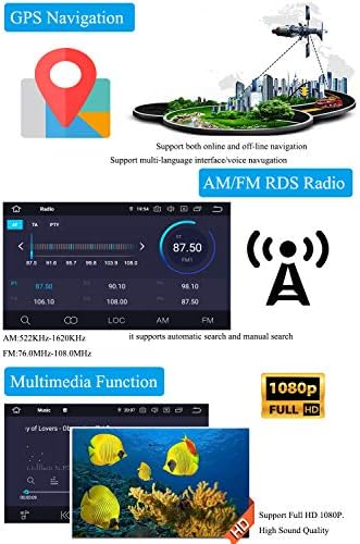 XISEDO 7 Hüvelykes Android 9.0 Autó Sztereó Dash autórádió Octa-Core RAM 4G ROM 32G fejegység, DVD Lejátszó OPEL Astra/Antara/Vivaro/Corsa/Vectra/Zafira(Fekete)