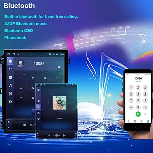 9,7 Hüvelykes hangvezérlés Érintőképernyő Dupla Din Android 11 autórádió Hifi Ford Fiesta 2009-2015 GPS Bluetooth Vevő, Videó Lejátszó