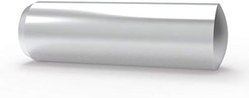 FixtureDisplays® Standard Tipli Pin - Metrikus M10 X 35 Sima Ötvözött Acél +0.006, hogy +0.011 mm Tűréssel Enyhén Olajozott 50053-100PK-2D