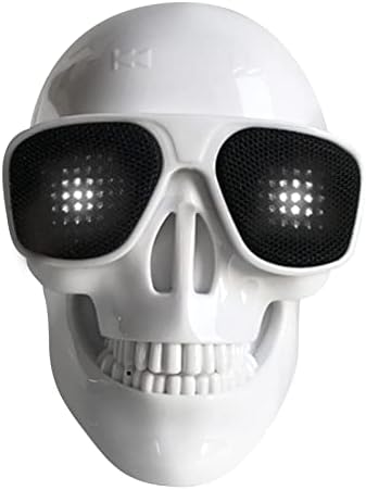 YIISU 5y5PKq Hordozható Csontváz, a Koponya a Bluetooth Vezeték nélküli Hangszóró Halloween Rádió Hangszóró Ajándék