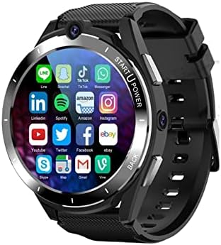 BYOKA 6 GB 128GB Intelligens Karóra 4G GPS Android 11 Dual Chips 8 Mag 8 MEGAPIXELES Kamera 900mAh Sim-Kártya Wi-Fi Férfiak Sport Pálya Smartwatch