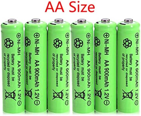 10 Csomag 1.2 V AA 900mAh Ni-MH Újratölthető Akkumulátorok Napelemes Lámpák (AA Méret)