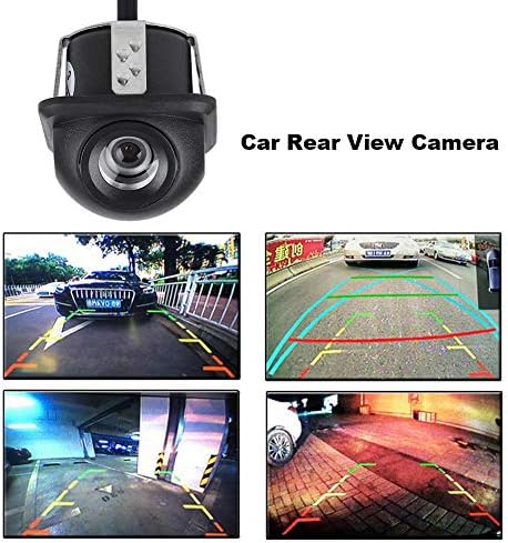 Tosuny 12V 90° - os Biztonsági Kamera HD Autós Tolató Visszapillantó Tükör Kamera, Biztonsági Parkolás éjjellátó Kamera Vízálló